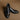 Classic Shoes Black Plain Vicital Rubber Sole