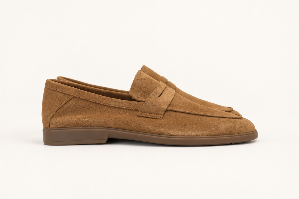 Cigar Penny Loafers